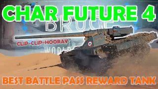 Char Future 4 - Best BATTLE PASS reward tank | WoT with BRUCE | World of Tanks Gameplay and Review