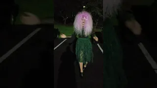 Drag queen performs "Roots"