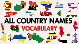 Explore the World | Learn All Country Names Vocabulary #GlobalVocabulary #viral #Vocabulary