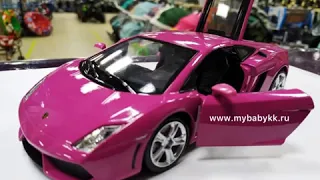 Металлическая машина Lamborghini Gallardo масштаб 1:24 в www.mybabykk.ru