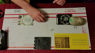 8-Track Tape Repair:  Re-spooling, two-step method