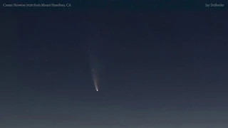 Comet Neowise 2020 -  Mount Hamilton, CA - Time lapse - July 11th