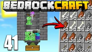 A MELHOR MOB TRAP DO MINECRAFT BEDROCK - Bedrock Craft #41