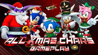 Sonic Forces Speed Battle: ALL XMAS Characters Gameplay 🎄❄️