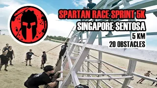 Spartan Race Sprint 5K at Sentosa, Singapore [Aug 2023]