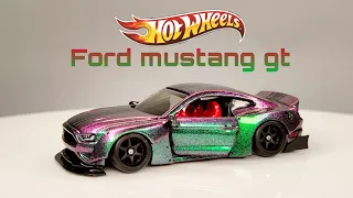 CUSTOM HOT WHEELS FORD MUSTANG GT