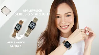 Apple Watch Series 8 Unboxing and Set Up | Upgrade from Series 4