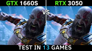 RTX 3050 vs GTX 1660 SUPER | Test In 13 New Games | 1080p