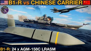 Could A Single B-1R Destroy An Entire Chinese Carrier Group? (WarGames 91) | DCS