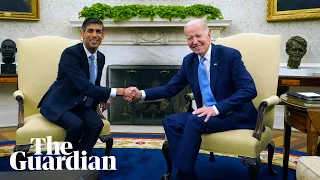 Rishi Sunak and Joe Biden hold press conference in Washington DC – watch live