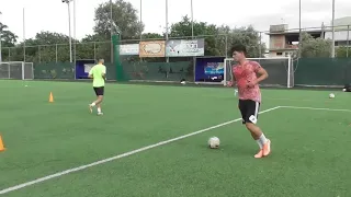 Soccer training ideas 2 (technical skills + ladder coordination)