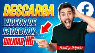 Cómo Descargar Vídeos de FACEBOOK desde la PC Sin Perder Calidad [2024] ✅ HD