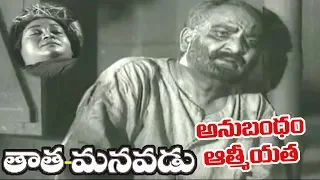 Old Telugu Songs | Tata Manavadu Songs | Anubandam  | SV Ranga Rao - Old Telugu Songs