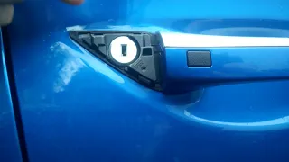 Hyundai Keyless Entry opening using emergency key