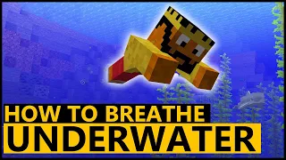 How To BREATHE UNDERWATER In Minecraft