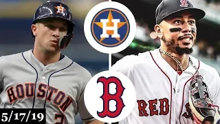 Houston Astros vs Boston Red Sox - Full Game Highlights | May 17, 2019 | 2019 MLB Season