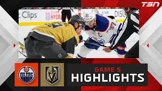 HIGHLIGHTS: Game 5-- Vegas Golden Knights vs. Edmonton Oilers