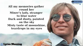 John Denver | The Wildlife Concert - Take Me Home, Country Roads | Lyrics Meaning