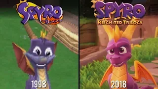 Spyro Reignited Trilogy vs Spyro the Dragon | Direct Comparison