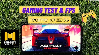 Realme X7 Max Gaming Review with FPS test COD & Asphalt 9