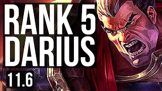 DARIUS vs URGOT (TOP) | 10/0/2, Rank 5 Darius, Legendary | KR Grandmaster | v11.6