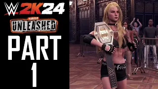 WWE 2K24 - MyRise: Unleashed - Gameplay Walkthrough - Part 1 - "Superstar Creation, Chapter 1"