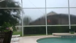 Lightning storm in Davenport, Florida.