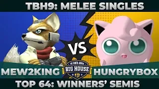 Mew2King vs Hungrybox - Top 64 Winners' Semifinals: Melee Singles - TBH9 | Fox vs Puff