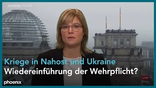 phoenix nachgefragt mit Nadine Lindner zur Lage in Nahost und der Ukraine am 07.12.23