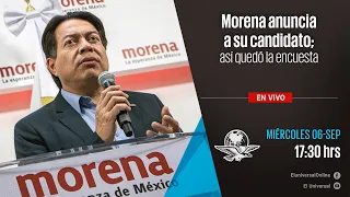 Morena anuncia a su candidato, así quedó la encuesta