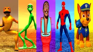 SuperHero Coffin Dance Challenge-Dame Tu Cosita vs Spider-man vs Skibidi Toilet vs Patila