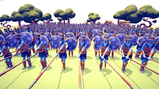 CAN 180x GREEK ARMY SAVE HOSTAGES? - Totally Accurate Battle Simulator TABS