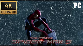 Marvel's Spider Man PC Gameplay | Free Roam | More Rain MOD! (4K UHD 60 FPS) Ultra settings!