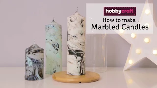 How to Make Marbled Candles | Hobbycraft