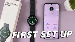 How To Set Up Samsung Galaxy Watch 6 / 6 Classic