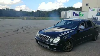 Donut Break! Mercedes E55 AMG