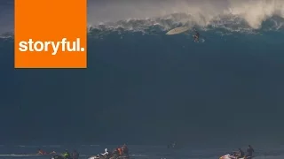 Surfer Drops 40 Feet in Insane Wipeout (Storyful, Crazy)