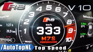 AUDI R8 V10 PLUS ACCELERATION & TOP SPEED 0-333km/h LAUNCH CONTROL by AutoTopNL