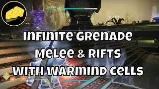 Infinite Grenade Melee and Rift Anywhere With Warmind Cells