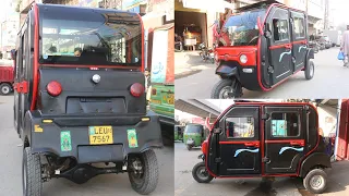 Sunroof Auto Rickshaw | 4 Door luxury Rikshaw in Lahore | Public Digital Exclusive