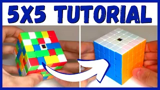 How To Solve 5x5 Rubik's Cube [EASY TUTORIAL]