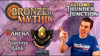 🥇 Bronze To Mythic: Episode 7 - Starting Rank: Gold 2 - MTG Arena: 🤠Outlaws Of Thunder Junction 🤠