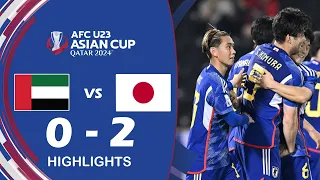 UAE U23 vs. Japan U23 0-2 Highlights | AFC U23 Asian Cup 2024