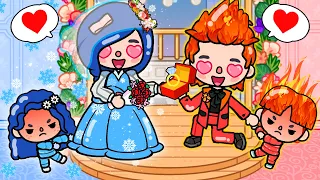 Fire and Ice With Love Story | Toca Life Story | Toca Boca