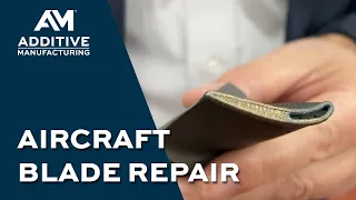 Vision-Guided 3D Printing for Aircraft Blade Repair