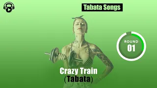 TABATA SONGS - "Crazy Train (Tabata)" w/ Tabata Timer