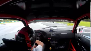 Lift-off oversteer in high speed corner