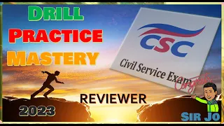 2023 Civil Service Reviewer Drills