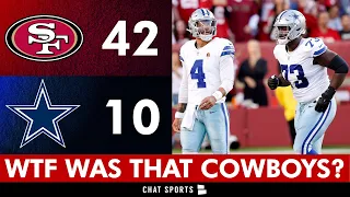 Cowboys INSTANT Reaction & News After 42-10 vs. 49ers - Dallas Gets Embarrassed By San Francisco