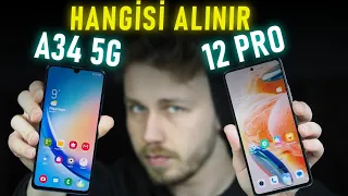 Redmi Note 12 Pro vs Samsung A34 5G Karşılaştırma / Hangisi Alınır ?